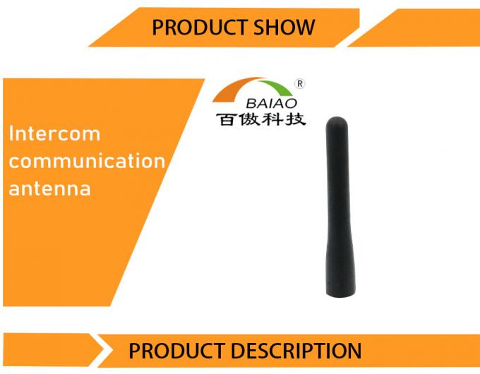 Antena de radio de goma del PDA flexible de la frecuencia ultraelevada para la radiocomunicación bidireccional de Ham Amateur