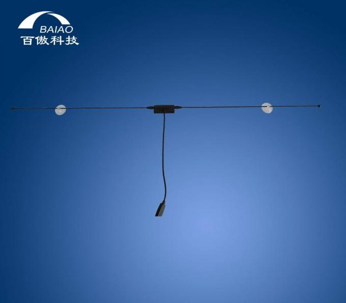 5 telescópicos - 28dBi antena del coche TV WiFi con chupar el disco 5