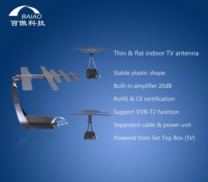 Yagi antena de TV al aire libre de 1080P ATSC/de DVB-T/de DVB-T2 ISDB-T Digitaces 1