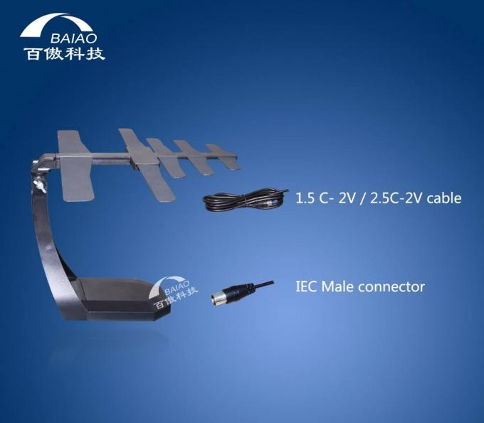 Yagi antena de TV al aire libre de 1080P ATSC/de DVB-T/de DVB-T2 ISDB-T Digitaces 2