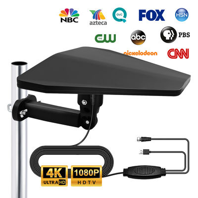 Nueva venta de antena de televisión al aire libre 8K 4K 1080P soporta 160 millas de alcance antena de televisión digital para TV inteligente canales locales gratuitos
