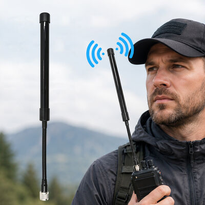 CS Antena táctica 433-510MHz Antenna de radio de dos vías de alta ganancia para UV-K5 UV-K58 UV-K6 y otras radios portátiles de dos vías