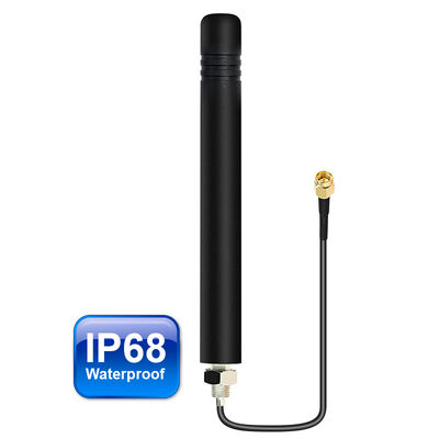 Nuevo diseño exterior IP68 impermeable Cabinet de montaje de tornillo Antena de alta ganancia 5G 4G LTE GSM 3G banda completa Omni Antena celular de caucho