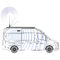 Antena celular de la comunicación 3G 4G Lte 5G de MIMO Omni Directional Super Gain del coche del vehículo de la fibra de vidrio al aire libre de la gama larga