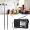7 secciones Telescópico 74cm AM FM Antena de radio portátil Antena compatible con radio portátil de interior Receptor estéreo doméstico