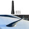 2.5 pulgadas Antenna de automóvil de goma FM 87.5-108MHZ AM 520-1620MHZ Montaje universal en el techo del vehículo Antennas cortas a prueba de agua