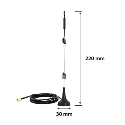 WiFi 2.4GHz 5GHz 5.8GHz Antenna de base magnética para cámara de seguridad de video inalámbrico