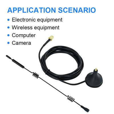 WiFi 2.4GHz 5GHz 5.8GHz Antenna de base magnética para cámara de seguridad de video inalámbrico