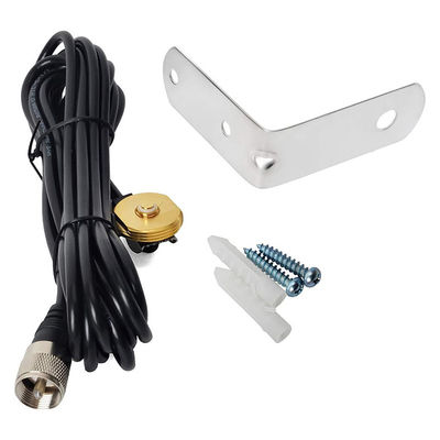 UHF universal señal de antena de automóvil G58 Cable coaxial NMO Antena y montaje NMO para camión Transmisor de radio móvil de automóvil