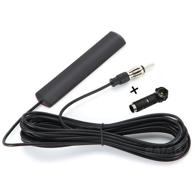 DIN Plug Adhesive Patch Automóvil Auto oculto AM FM Radio Antenna para el vehículo Camión Unidad de receptor estéreo