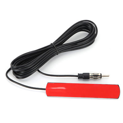 DIN Plug Adhesive Patch Automóvil Auto oculto AM FM Radio Antenna para el vehículo Camión Unidad de receptor estéreo