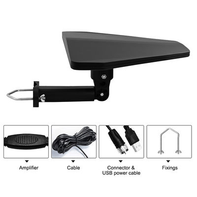 Nueva venta de antena de televisión al aire libre 8K 4K 1080P soporta 160 millas de alcance antena de televisión digital para TV inteligente canales locales gratuitos
