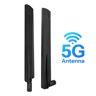 Alta ganancia 12dbi 5g antena sma Bendable 600-6000Mhz transmitir señales estables Omni 5G Antena para router móvil inalámbrico