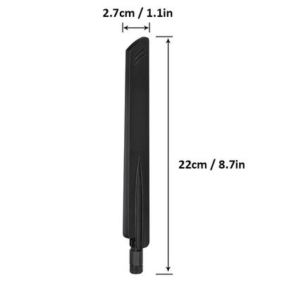 Alta ganancia 12dbi 5g antena sma Bendable 600-6000Mhz transmitir señales estables Omni 5G Antena para router móvil inalámbrico