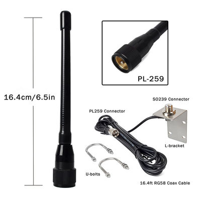 Antennas marinas de alta frecuencia VHF aéreas 156-163Mhz Antennas de walkie-talkie para botes Pontoon Velero Yacht Radios marinas