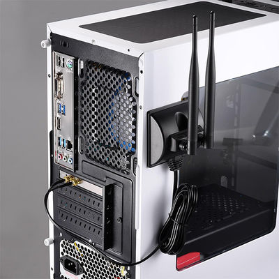 2.4GHz 5GHz banda doble aérea de comunicación WiFi inalámbrica Antena SMA Base magnética para tarjeta de red PCI-E Adaptador USB Router