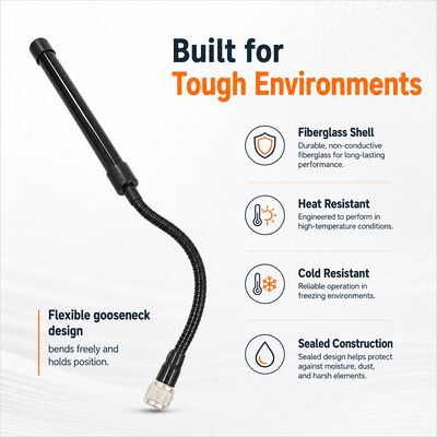 CS Antena táctica 433-510MHz Antenna de radio de dos vías de alta ganancia para UV-K5 UV-K58 UV-K6 y otras radios portátiles de dos vías