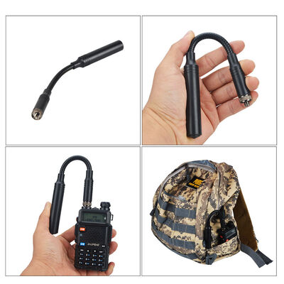 Antena Táctica Boomerang, Banda Dual 144/430MHz Antena Portátil de Radioaficionado con Interfaz SMA Opcional