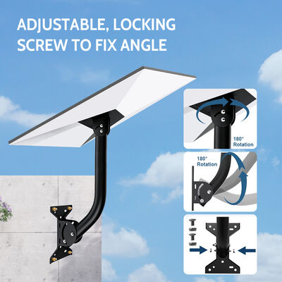 Gen 3 Starlink montaje ajustable Kit de montaje de pared / techo resistente a la oxidación resistente a la intemperie soporte adaptador de tubería de acero inoxidable modelo