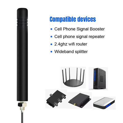 Nuevo diseño exterior IP68 impermeable Cabinet de montaje de tornillo Antena de alta ganancia 5G 4G LTE GSM 3G banda completa Omni Antena celular de caucho