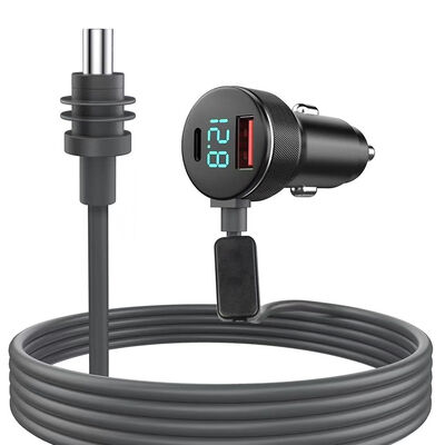 12V-24V Starlink Mini Adaptador de coche impermeable Cordón de alimentación de corriente continua DC macho a Cig Lighter Plug and Play Cable de cargador de automóvil