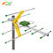 10 antenas por satélite de DBi Yagi Hd, antena al aire libre de la TV analógica de 75 ohmios