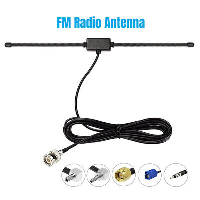 20MHz a 1300MHz Banda ancha Car RV Radio Scanner Antenna dipolar BNC masculina Antenna para Uniden Bearcat Whistler Radio Scanner